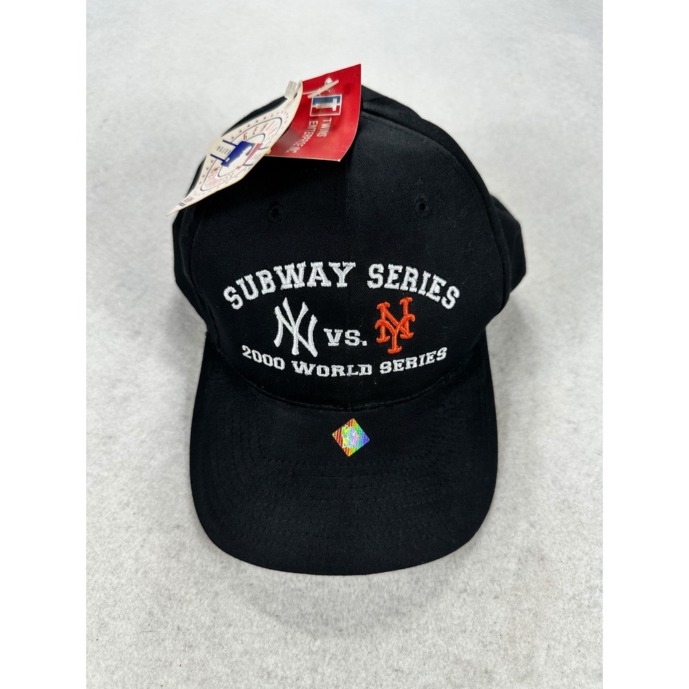2000 MLB World Series Subway Series Yankees vs Mets Snapback Hat NWT Baseball